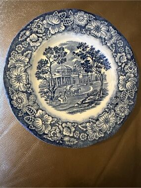 Liberty Blue Monticello Decorative Bread & Butter Plates - Set of 3